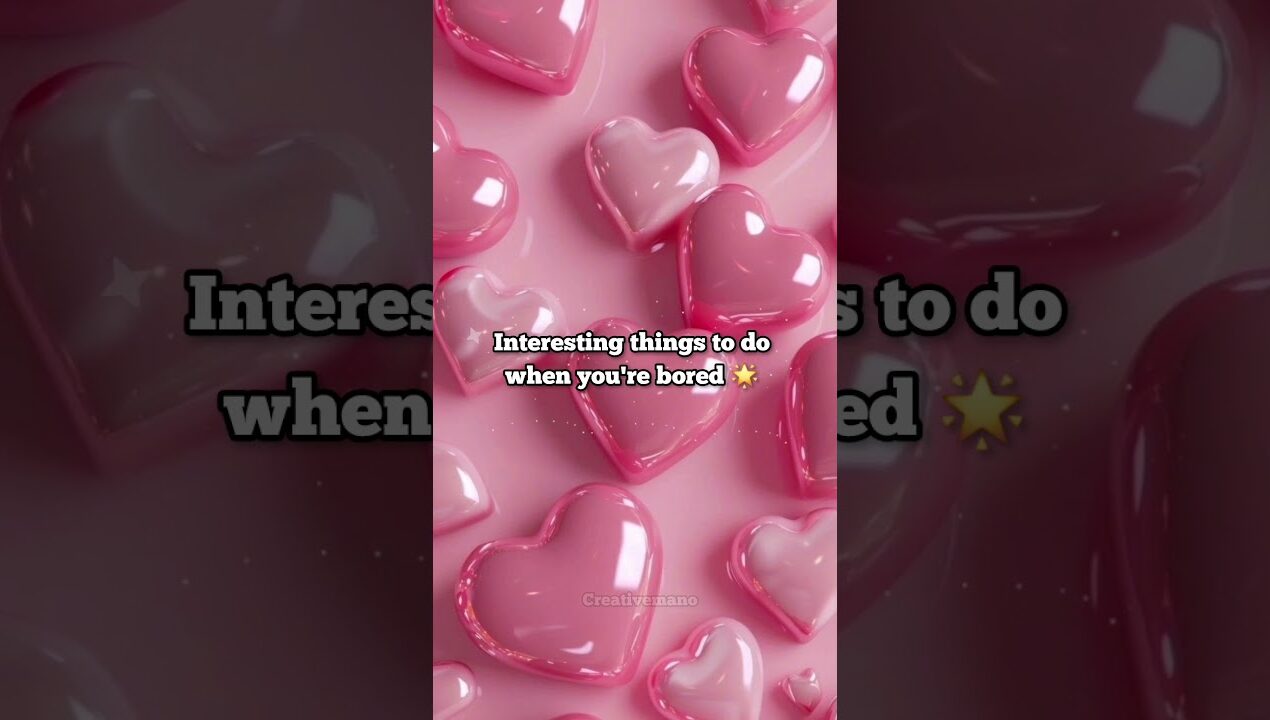 Interesting Things To Do When You're Bored 😎 | Fun & Creative Ideas”#diy #aesthetic #creativemano