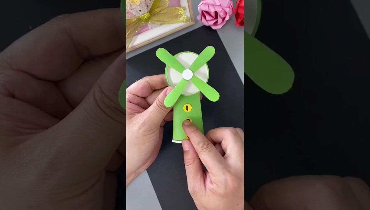 Summer Craft: Table Fan Out of Cardboard at Home – DIY Crafts
