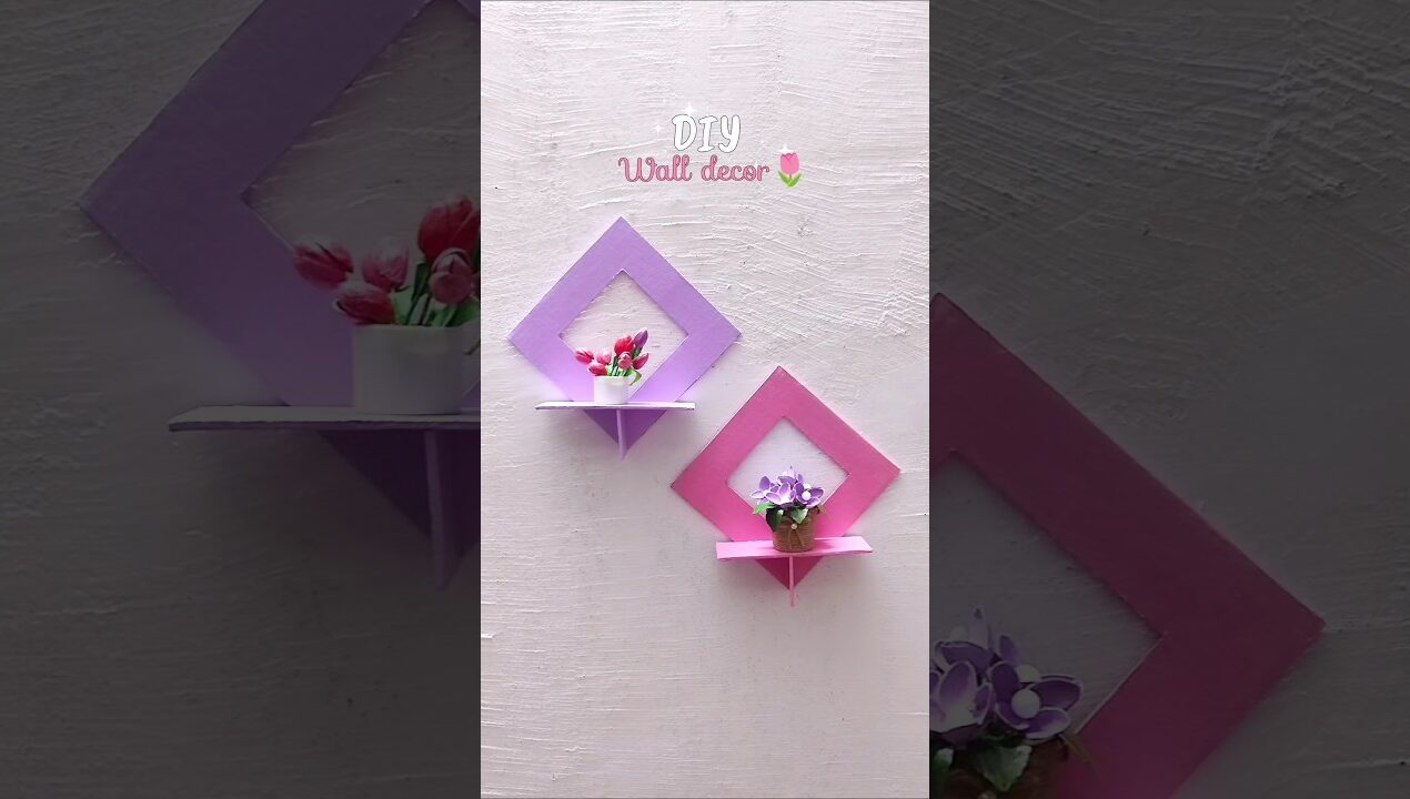 Diy easiest wall decor #diy #youtubeshorts