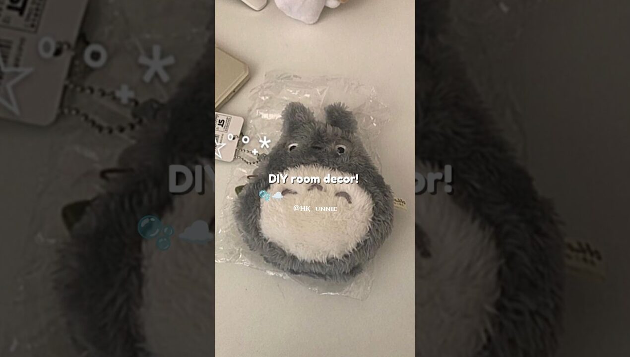 ⋆ ˚｡⋆୨⋆DIY room decor⋆୧˚⋆｡˚ ⋆ #aesthetic #roomdecor #cutecraft #youtubeshorts