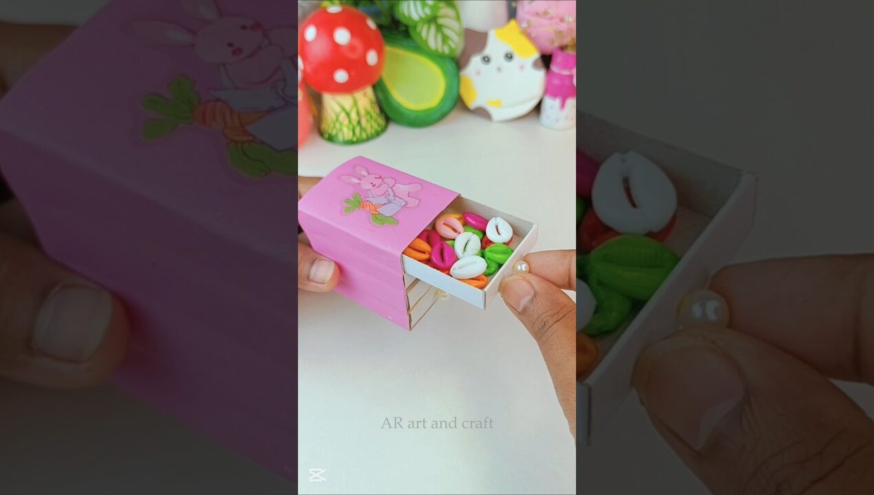 DIY mini storage box😱 #shorts #youtubeshorts #art #craft