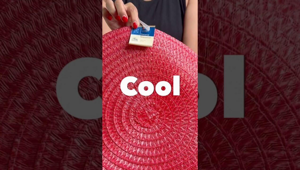 ￼ UNBELIEVABLY COOL DIY using a Dollar Tree placement #diy #dollartree #walldecor