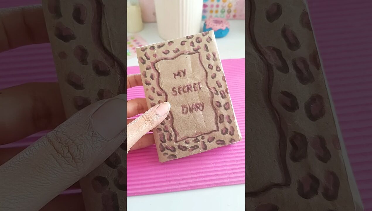 Diy diary | back to school supplies #diy #diary #craft #shorts