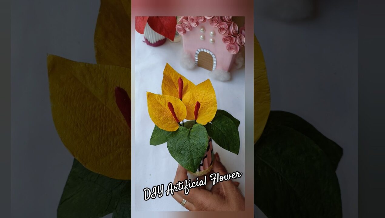 DIY Artificial plant | Easy decor Ideas #shortsviral #viralshorts #diyplanters #craftideas #handmade