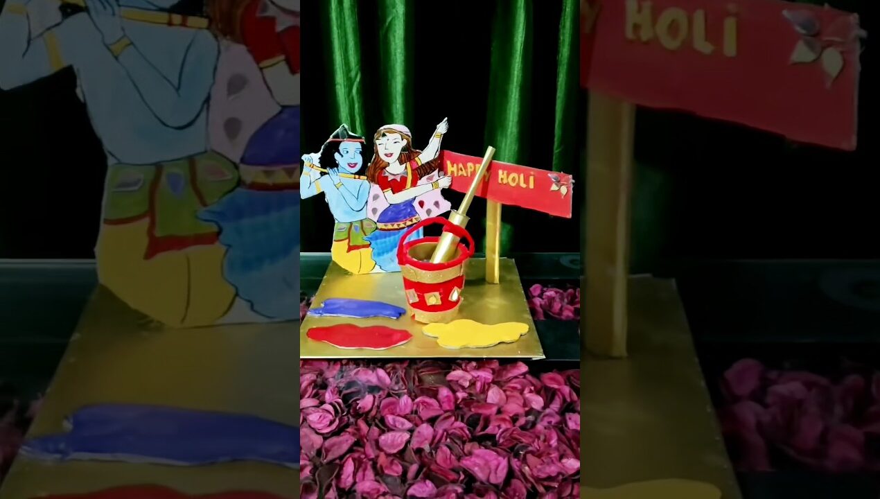 Home Decor DIY Ideas For Holi #diyhomedecor #diydecor #bestoutofwaste #youtubeshort