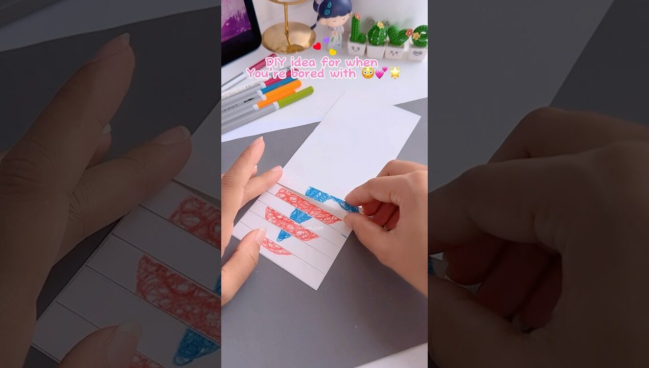 DIY idea for when you’re bored #shorts #diy #craft #youtubeshorts