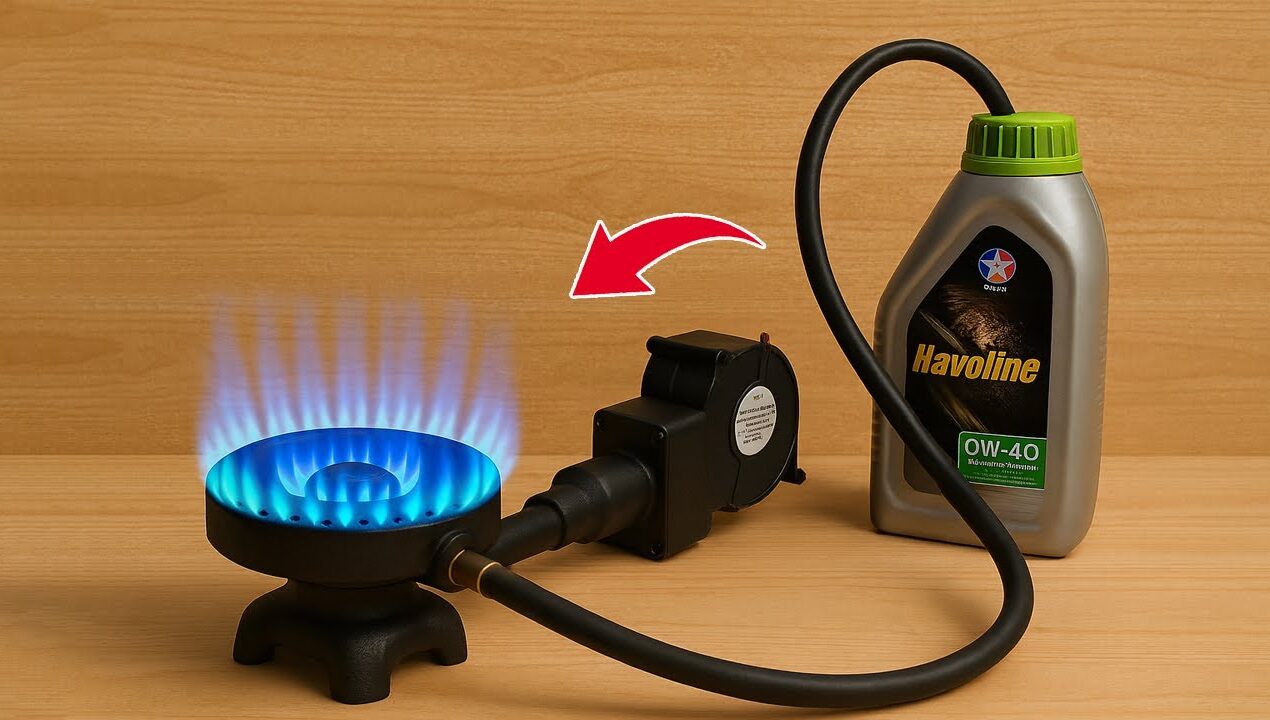 Millions Don’t Know That Waste Oil Is a Gold Mine! DIY 3-in-1 Heating Stove