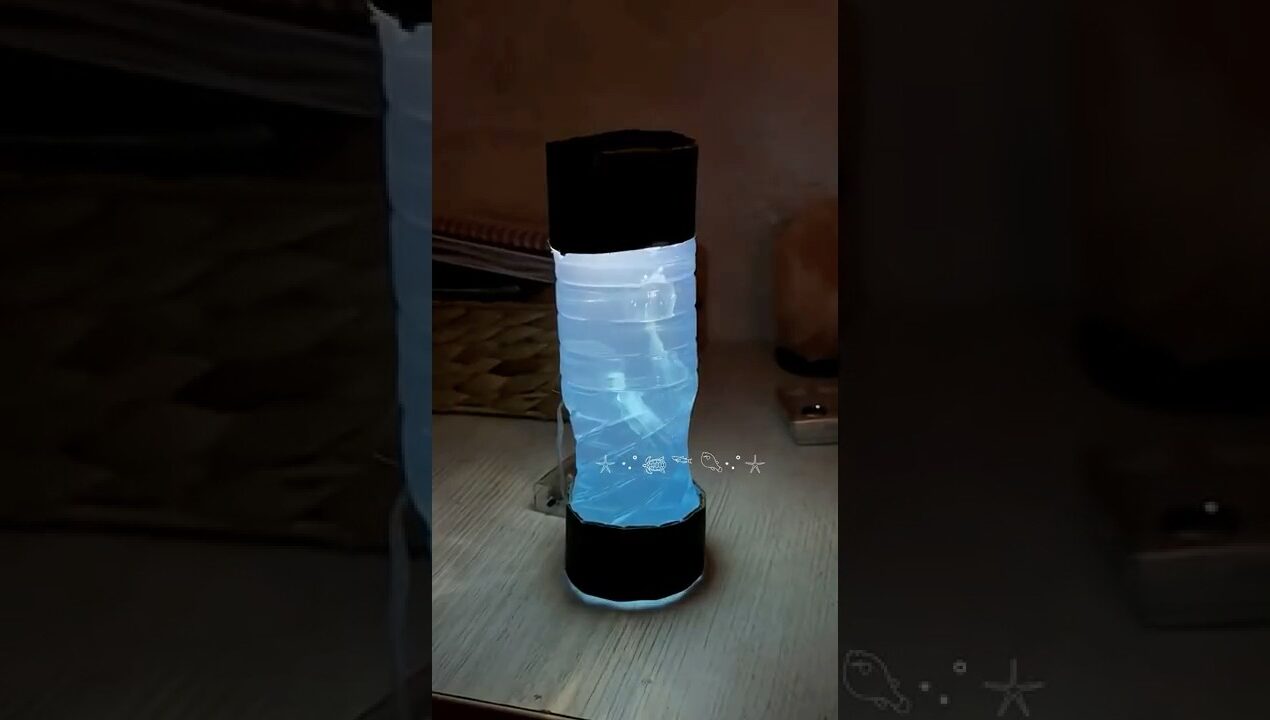 #diy jellyfish lamp🪼