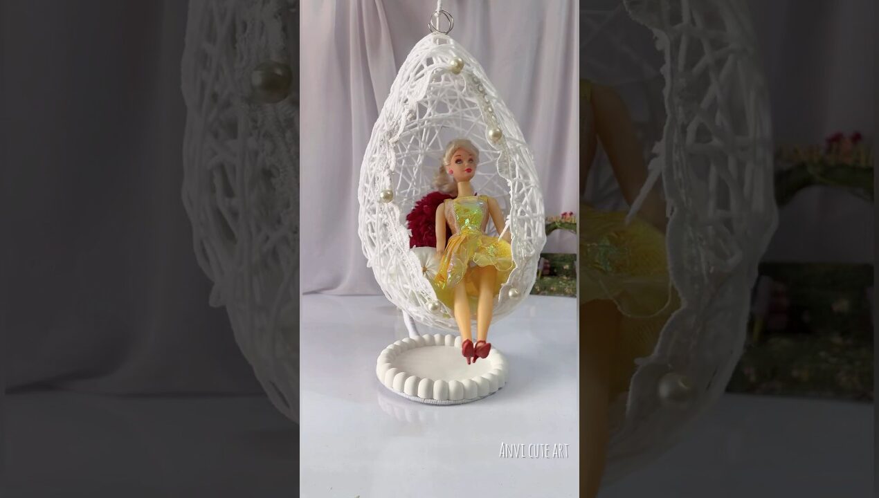 DIY hanging chair #shortsviral #craft #diy #handmade #art #diyideas #shorts #craftideas