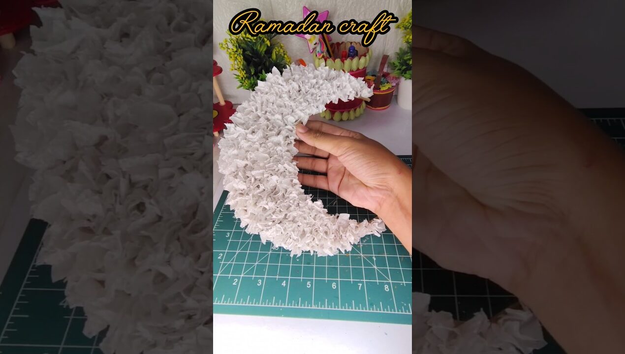 diy tissue paper Ramadan craft ideas #diy #ramadan #craft #ideas #shorts