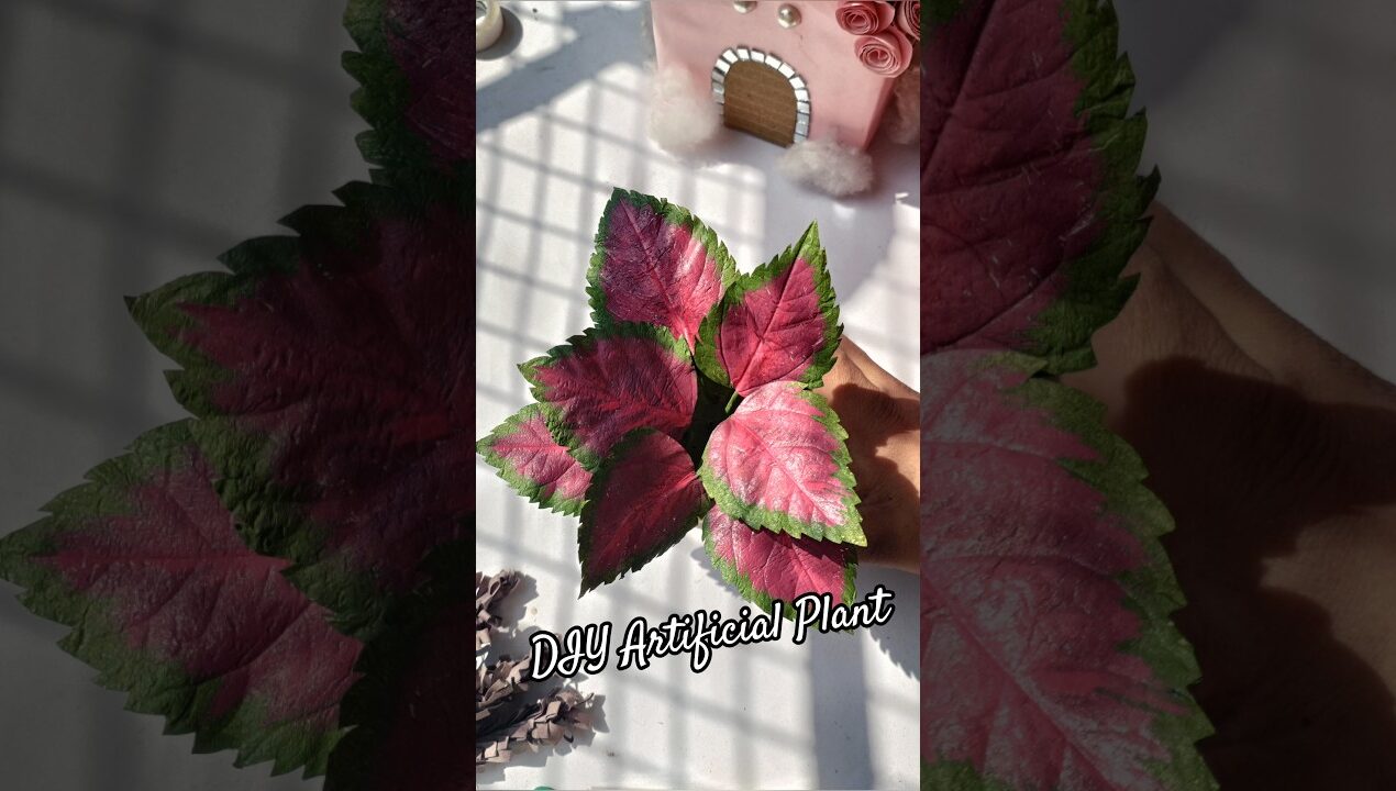 DIY Artificial plant | Easy decor Ideas #shortsviral #viralshorts #diyplanters #craftideas #handmade