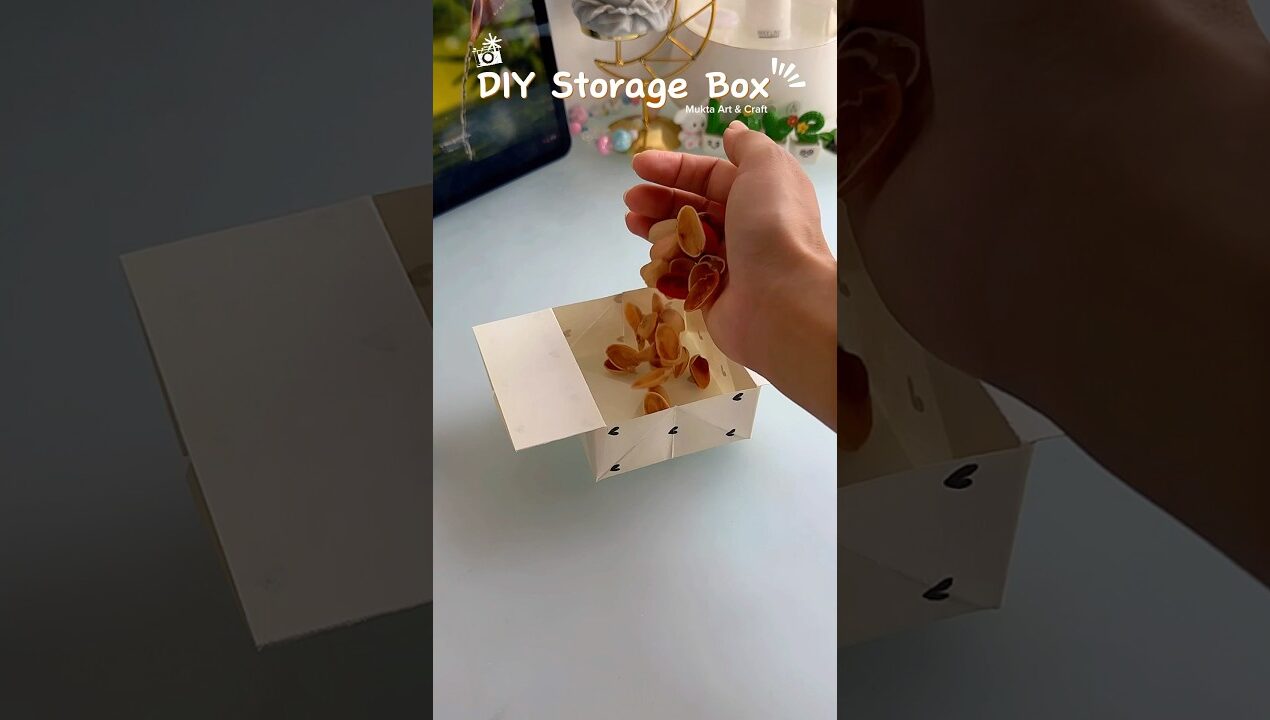 Try this 🤩✨DIY Storage Box 📦#shorts #art #diy #craft #youtubeshorts