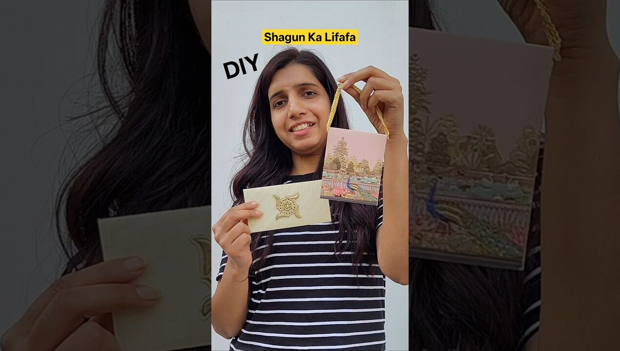 Shagun Ka Lifafa DIY | Envelope Craft Idea #shorts #crafterpriya