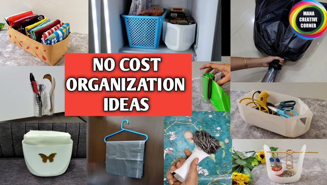 14 No Cost Home Organization Ideas |14 Genius Home Hacks | Cool & DIY Crafts to Transform Your home