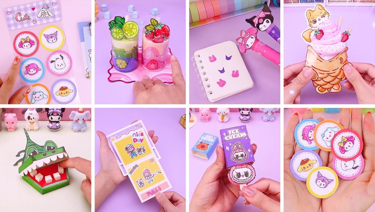 TOP 30+ DIY Creative Craft Ideas You can Make in 5 mins，DIY Sanrio Paper Blind Bag | Tiny DIY Craft
