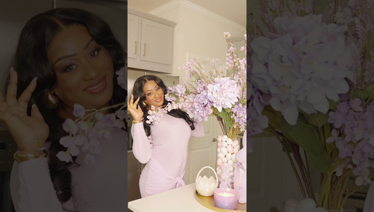 DIY SPRING Floral Centerpiece Idea!