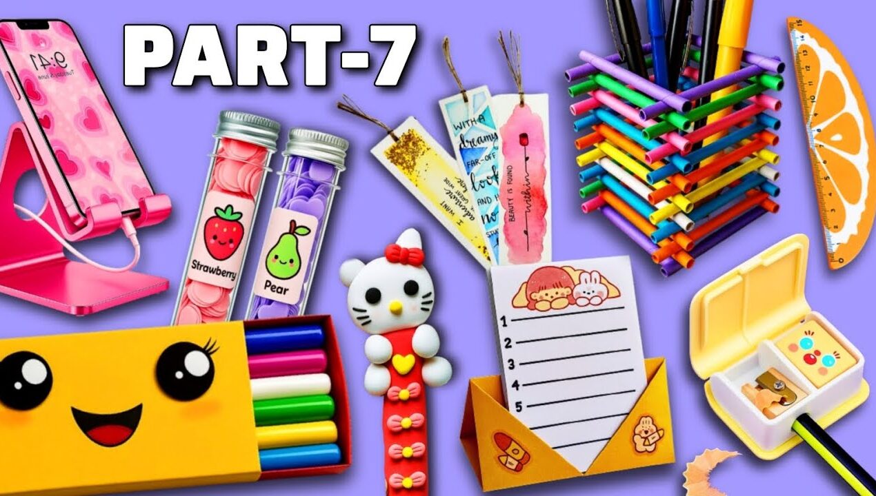 Useful & Cutest School Supplies With Paper  (10 DIYs💡)