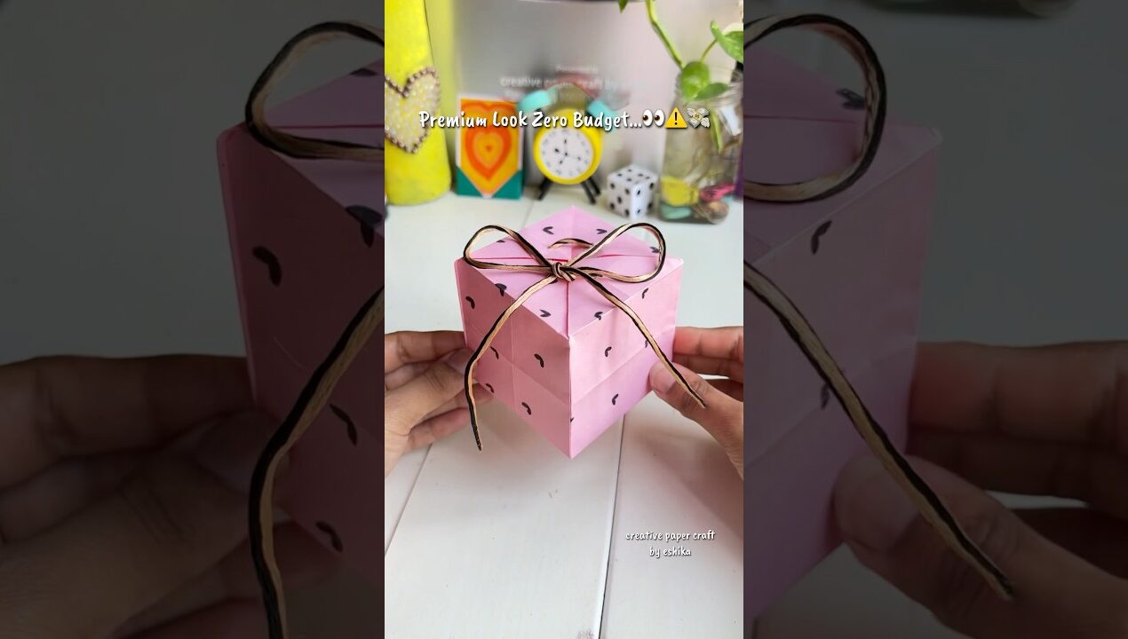 Make Cheap Gift Boxes Look Premium 👀🎁✨ #relatable #aesthetic #diy #trending #viralvideo #fypシ #fyp