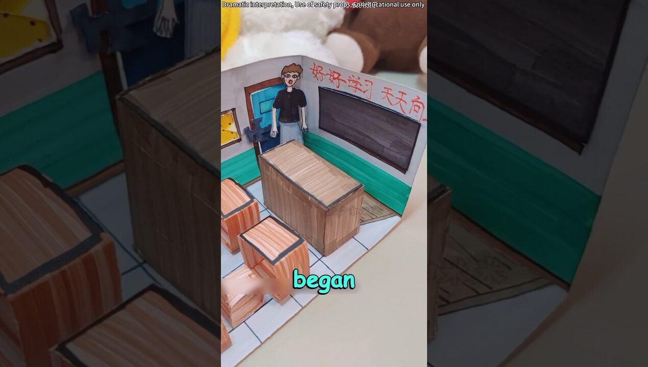 🔍📦😱 DIY Classroom Escape Blind Box!#funny