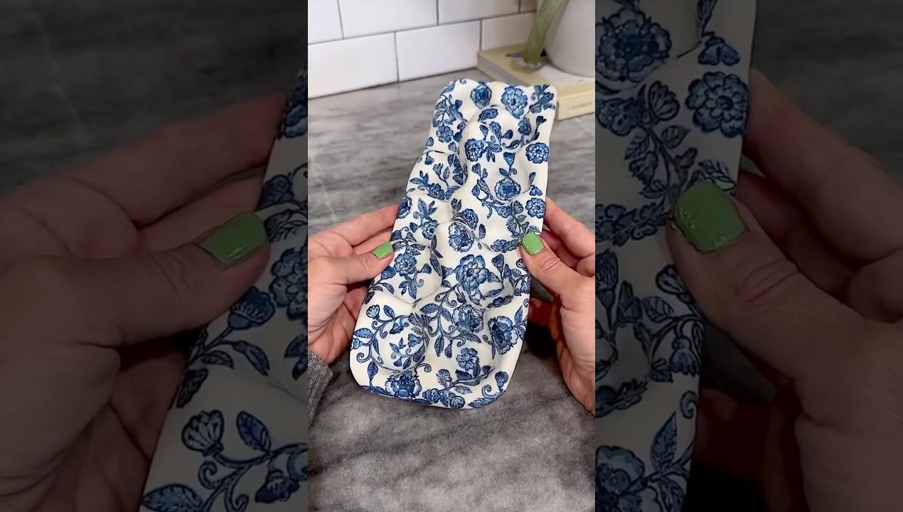 Clay + napkin → DIY decor magic ✨