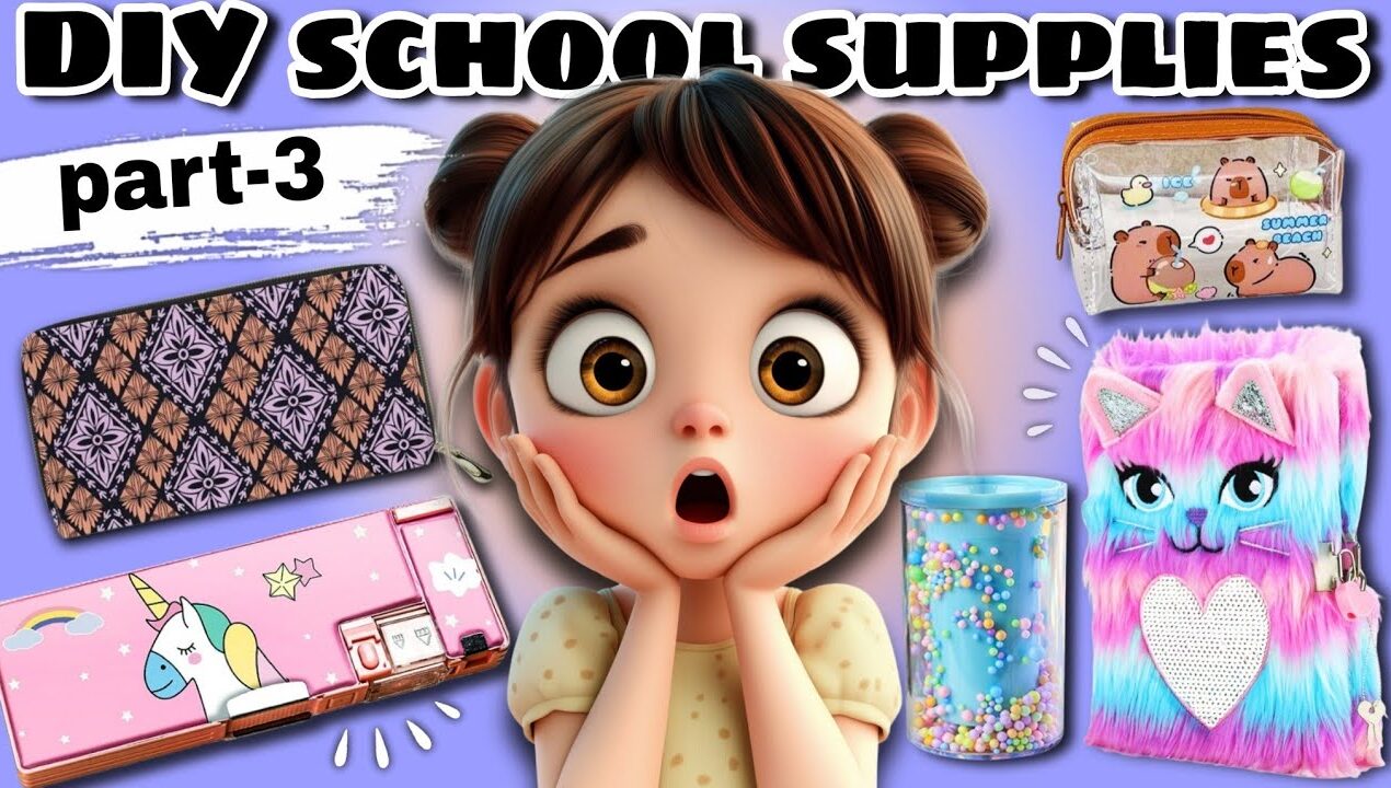 DIY 5 Unique* School Supplies📚🖊️ | Jugad💡| (Part-3) | Shifa Craft