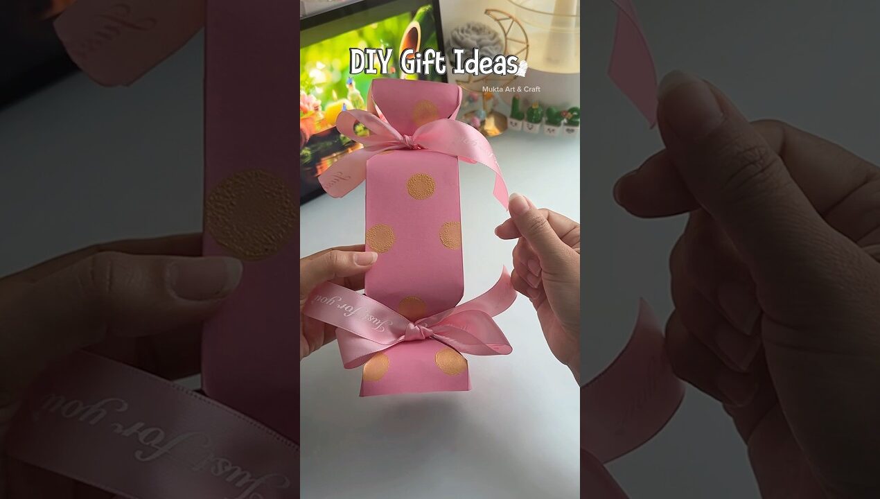 DIY gift Ideas 🍬✨#shorts #art #diy #muktaartandcraft #youtubeshorts