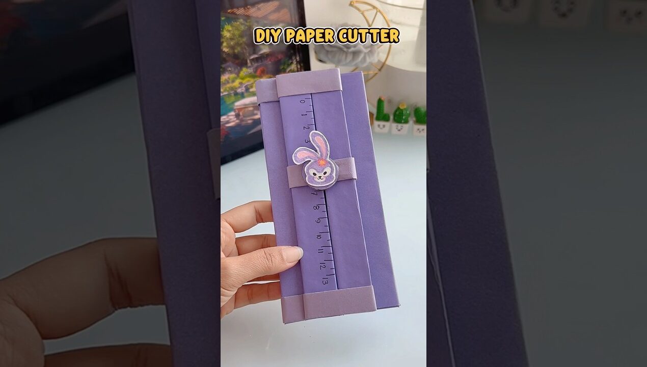Easy DIY Paper Cutter 😍✨#shorts #art #diy #craft #muktaartandcraft #youtubeshorts