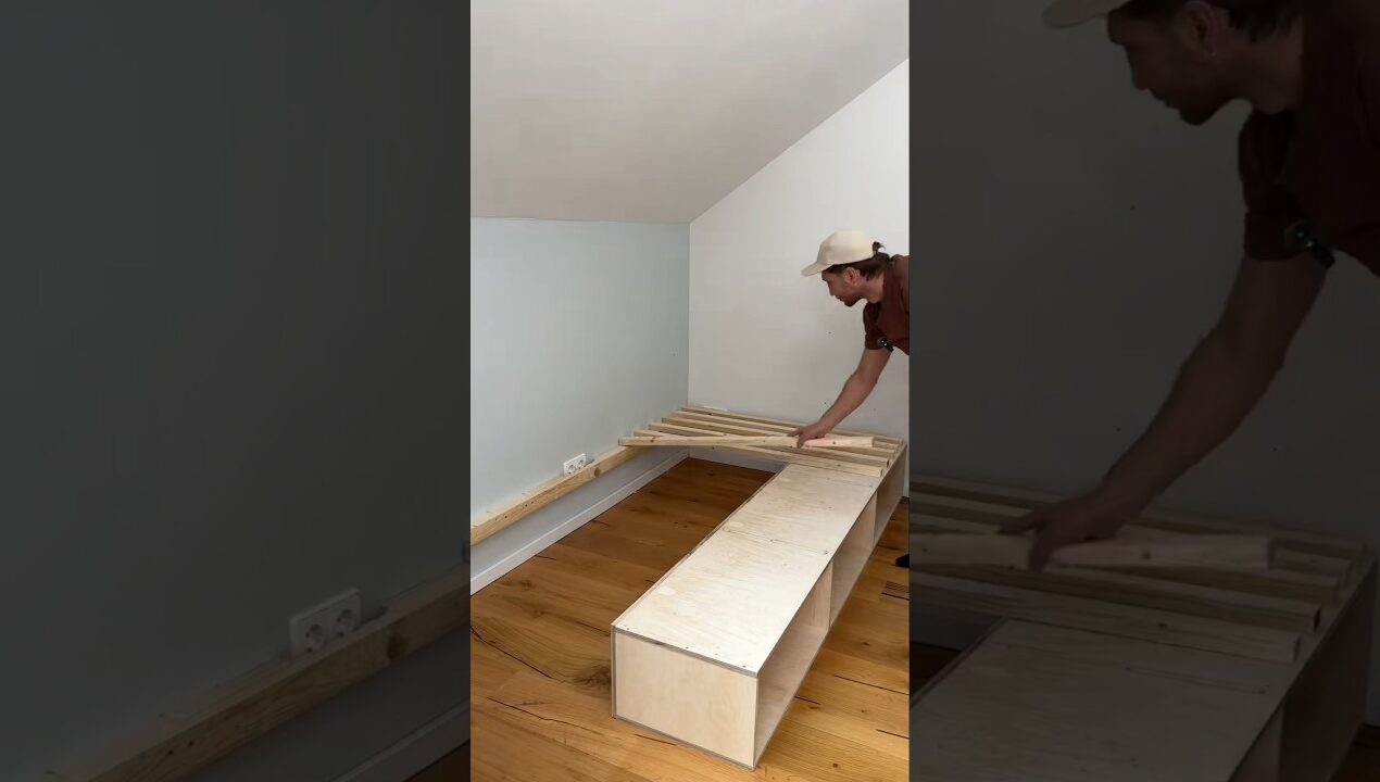 Would you build this nook bed? #handyman #diy #craftsmanship  #craftsman #construction #doityourself