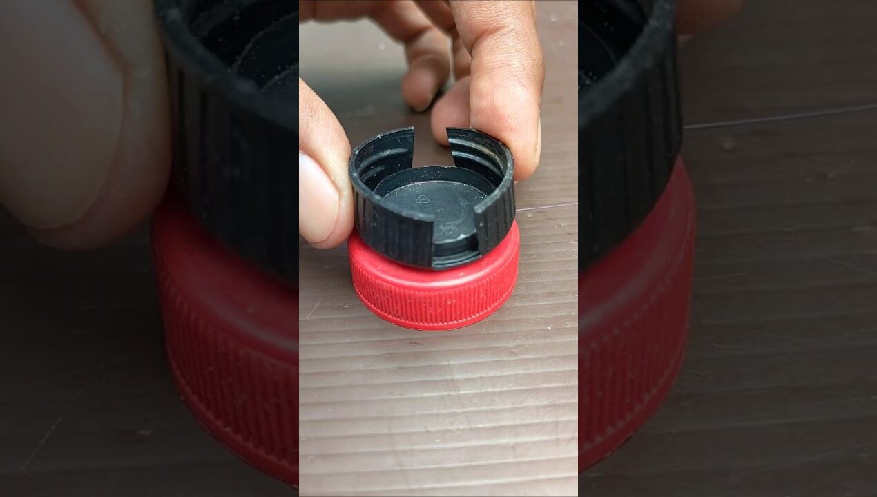 Clever hack and idea with bottle caps!