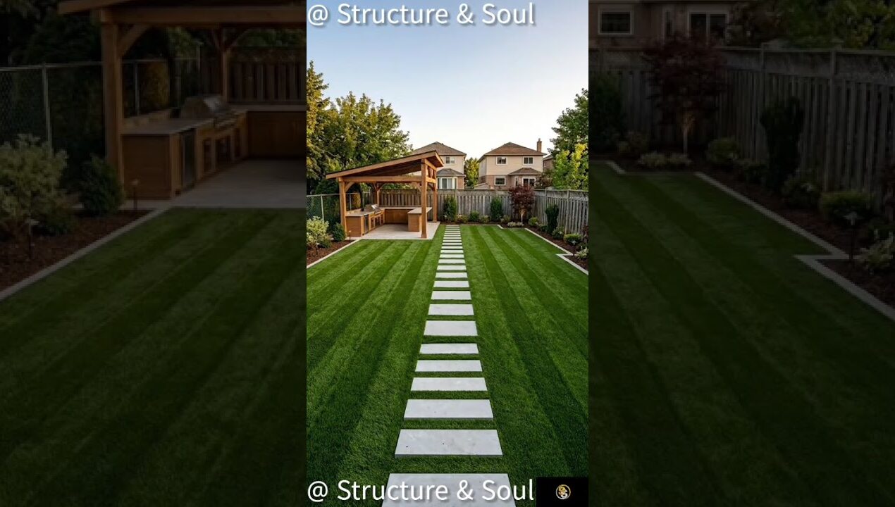 Modern backyard renovations design and makeover idea #backyardrenovation#diy #outdoordesign