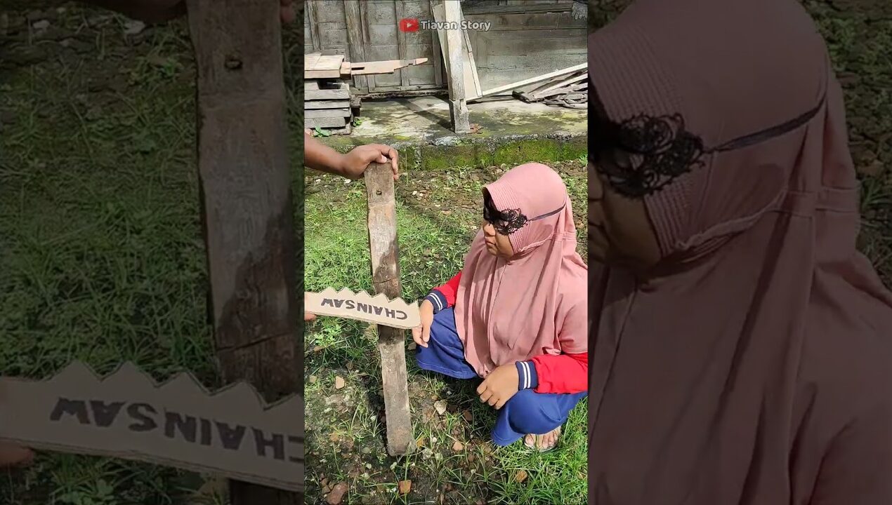 Wow Tebang Kayu Pakai Gergaji Chainsaw #diy #craft