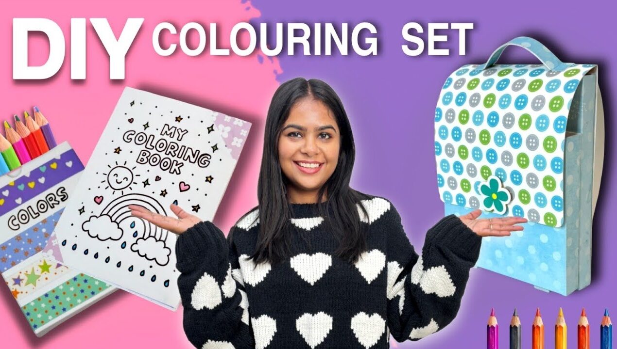 Make Your Own Colouring Set DIY 🎨🖌