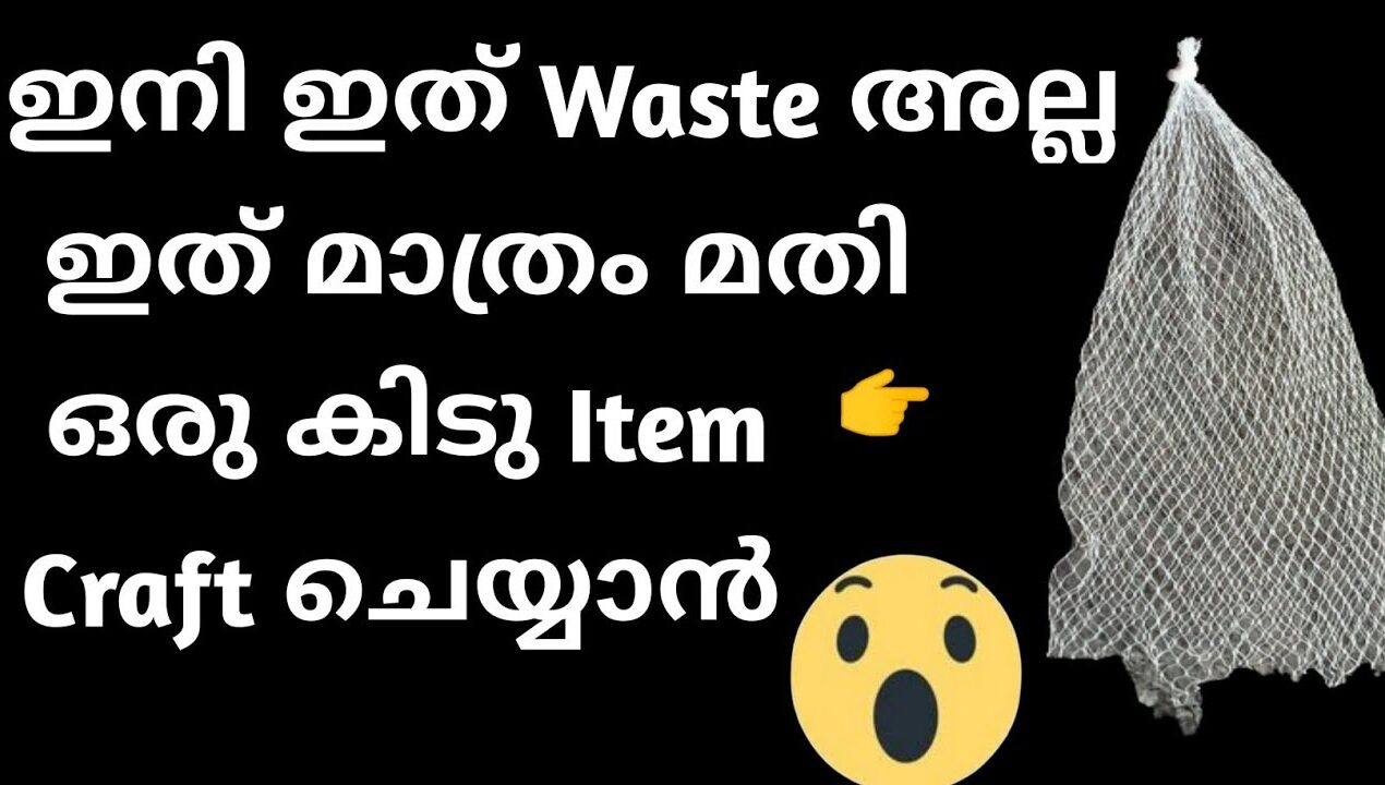 Best Reuse of plastic onion | Fruits Net Bags ( Recycling Idea ) Best out of waste # Shorts