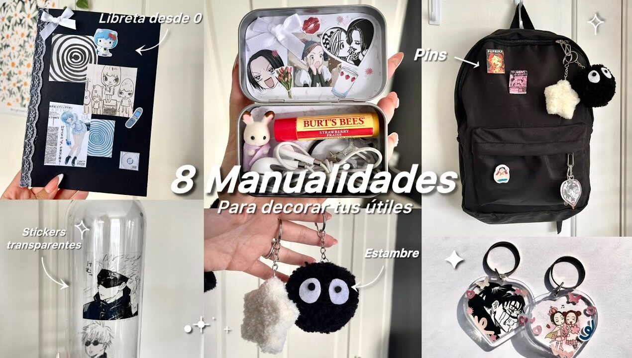 📓 Manualidades Para Decorar Útiles Escolares 🖇️✩ ₊˚🎧