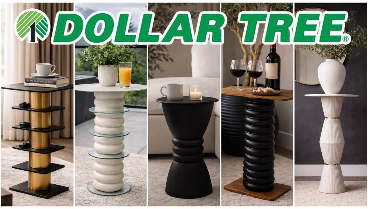 5 NEW Dollar Tree Side Table DIYs That Look SO EXPENSIVE