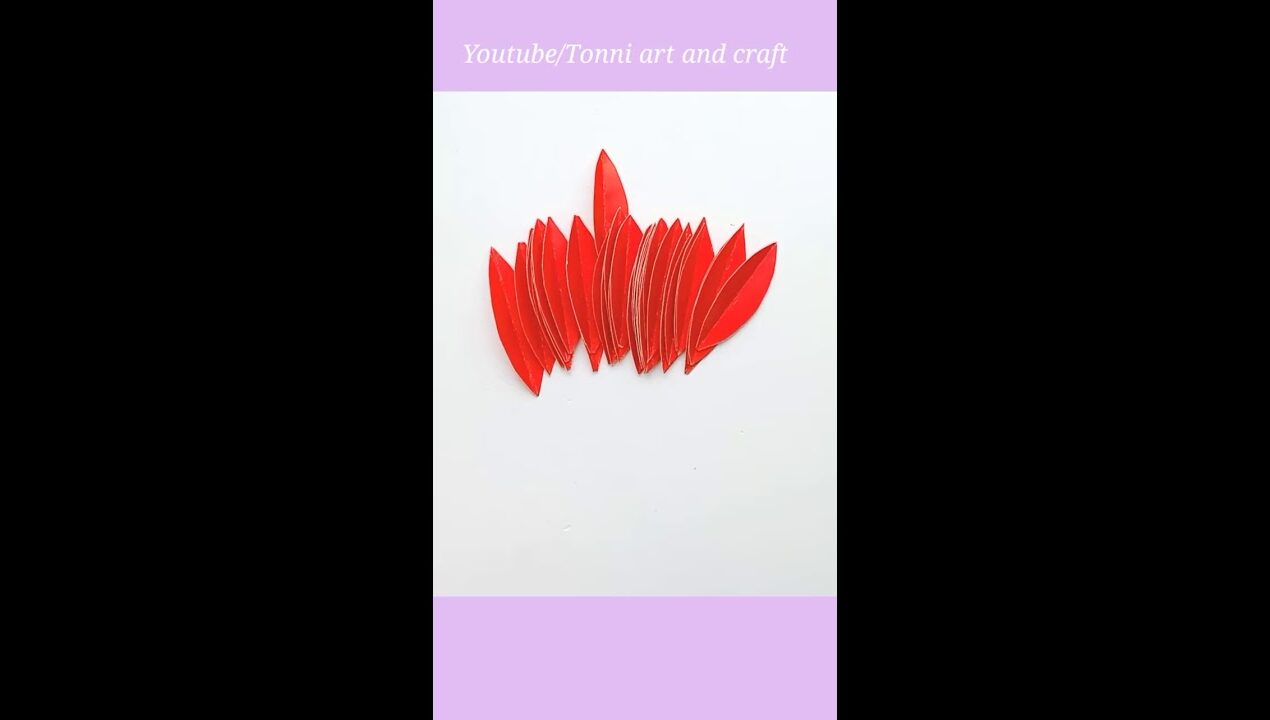 DIY SIMPLE HOME DECOR WALL DECORATION HANGING FLOWER PAPER CRAFT IDEAS – PAPER CRAFT  / #shorts