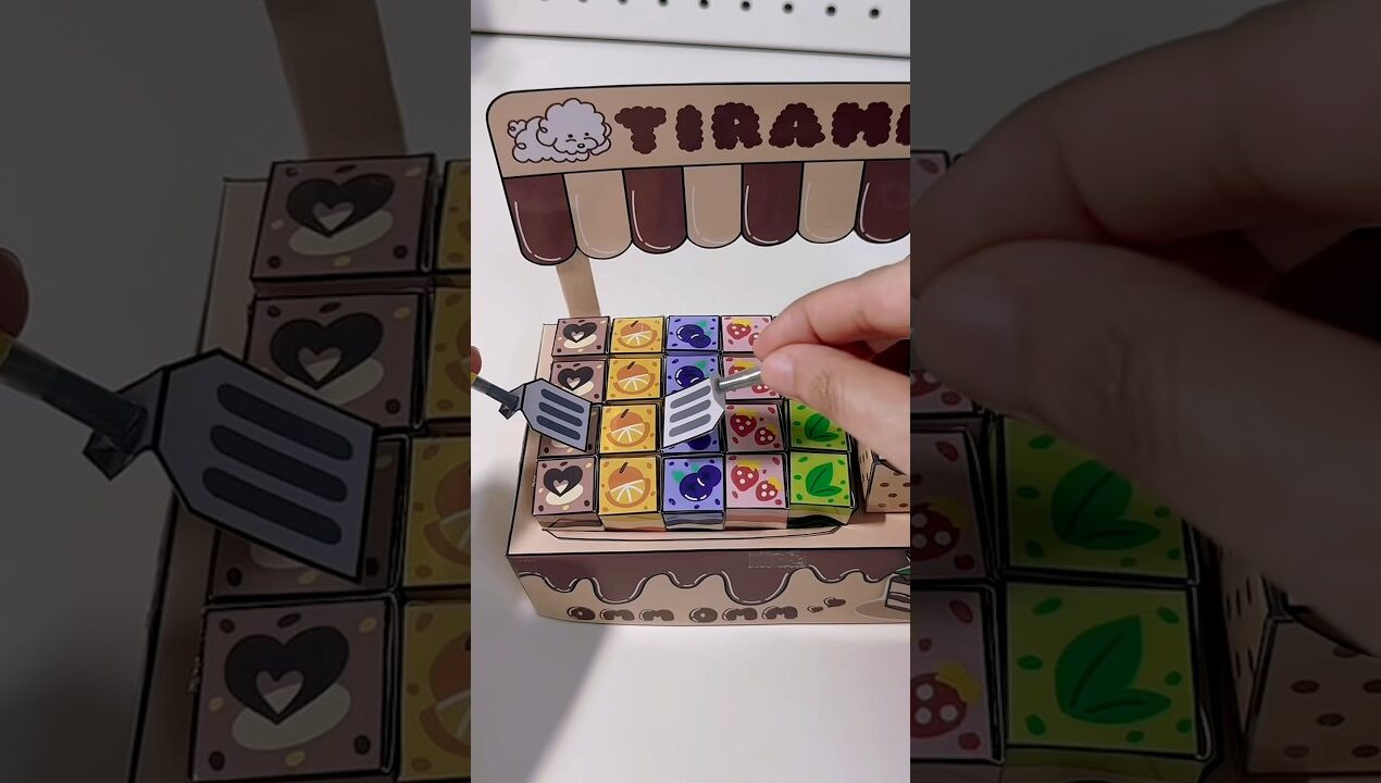 Tiệm bánh Tiramisu #satisfying #diy #papercraft #handmade #art