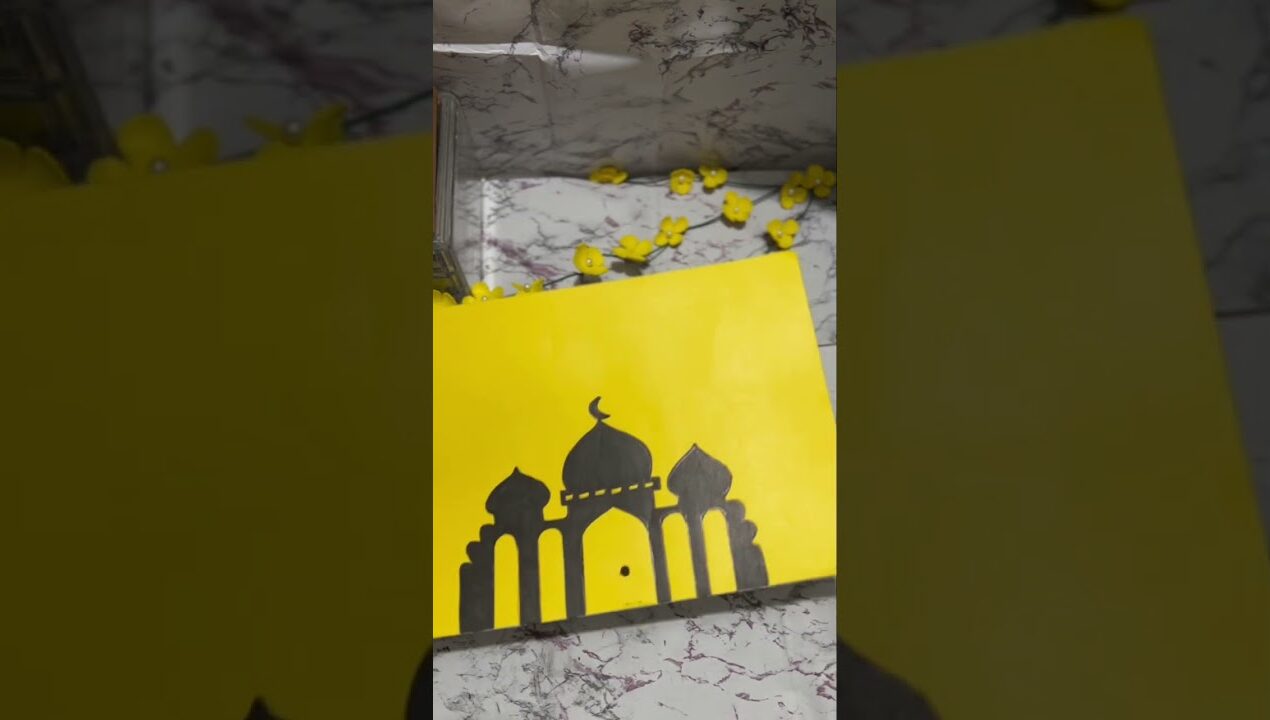 Diy Ramadan craft😍#paper craft #diy ideas #shorts feed