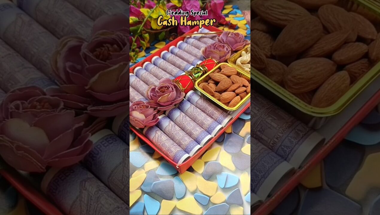 Wedding Cash Hamper ❤️✨ #trending #craftyhome #wedding #diyideas #bouquet #gift #money #viralvideo