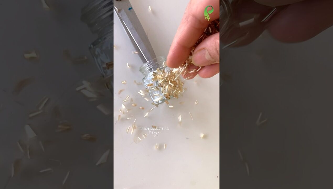 DIY Old Bottle Home Decor 😱 #shorts