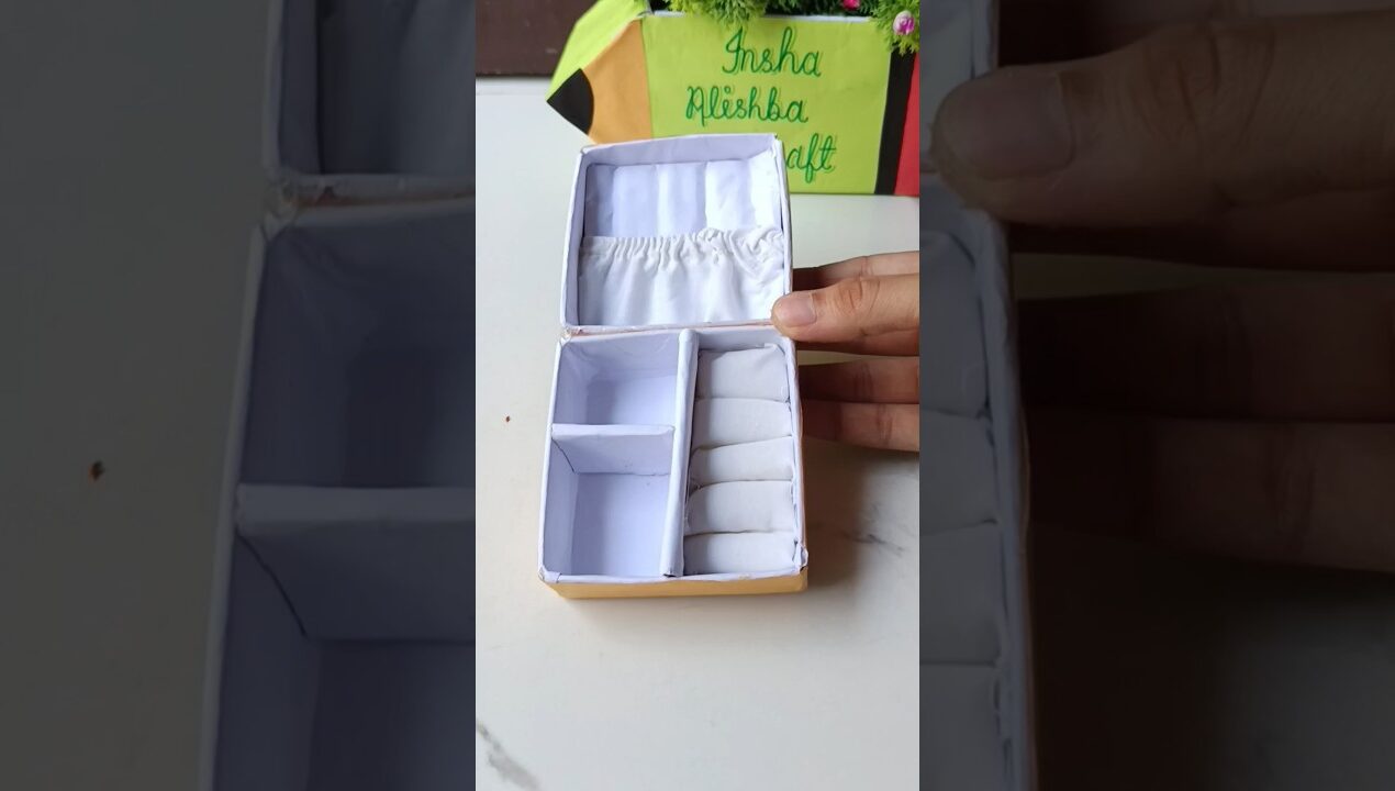 DIY jewellery box 😃||#diy #handmade #shorts #ytshorts