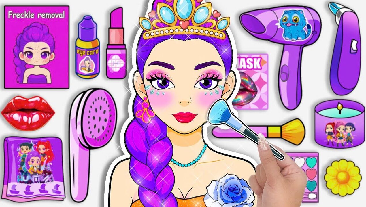 🎀Paper DIY🎀 Rumi bi chong bo Skin Care Make up Blind Bag Unboxing [4K]