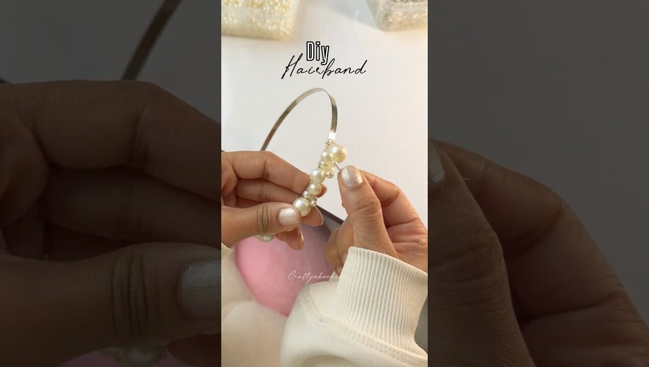 DIY Hairband in just 10 min✨#diy #shorts
