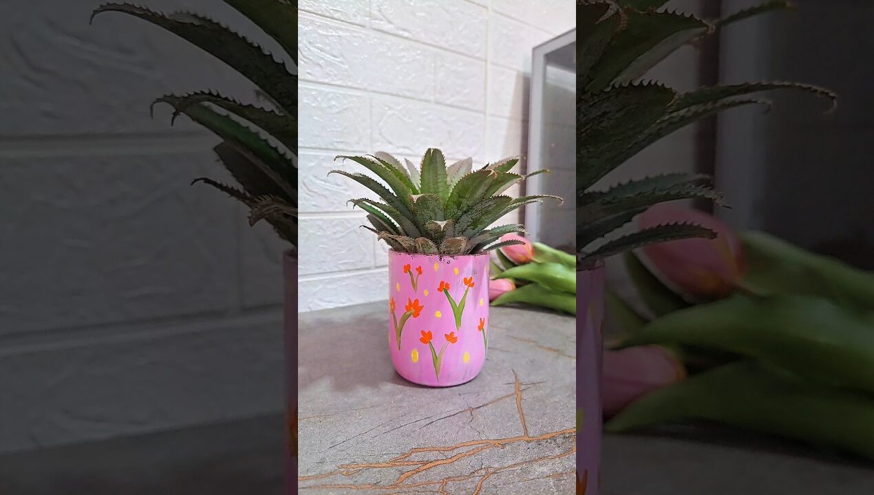 Diy Glss Planter Craft#shorts #viralshorts #reuse #diy #handmade #craftideas #trending #crafting