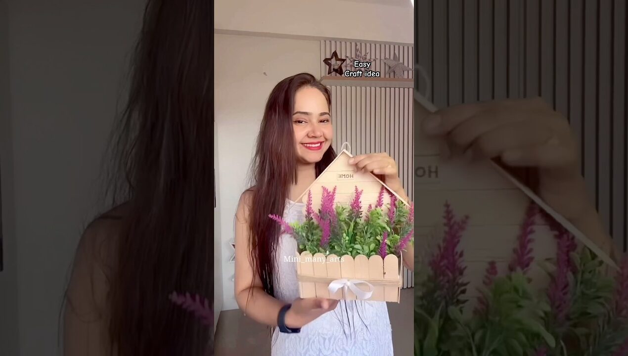 Easy craft idea | Wall hanging | wall decor #shorts #craft #diy