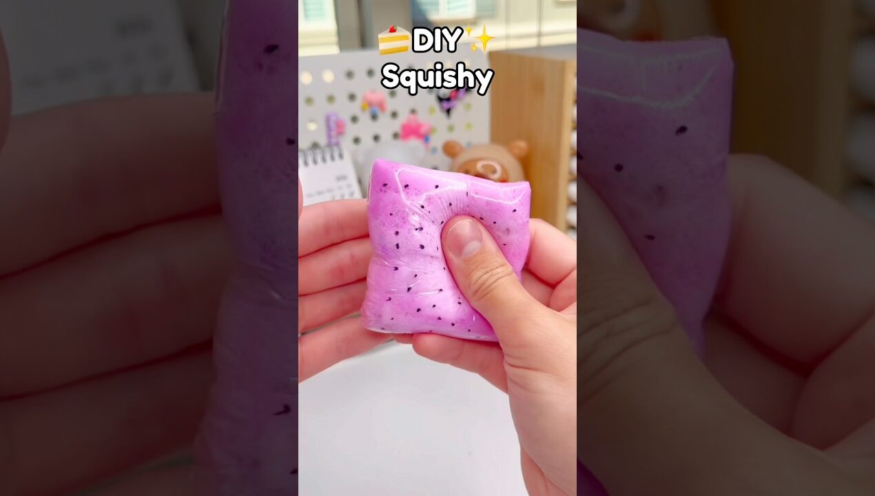 🍰DIY Sticky Squishy Tutorial✨!? #papercrafts #cutecrafts #diy #diycrafts #crafts #craft