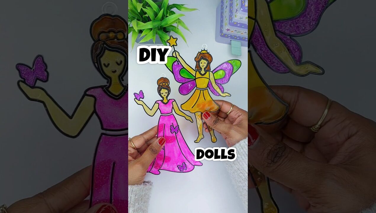 Glass Painting Wali Dolls #diy #glasspainting #craft #doll