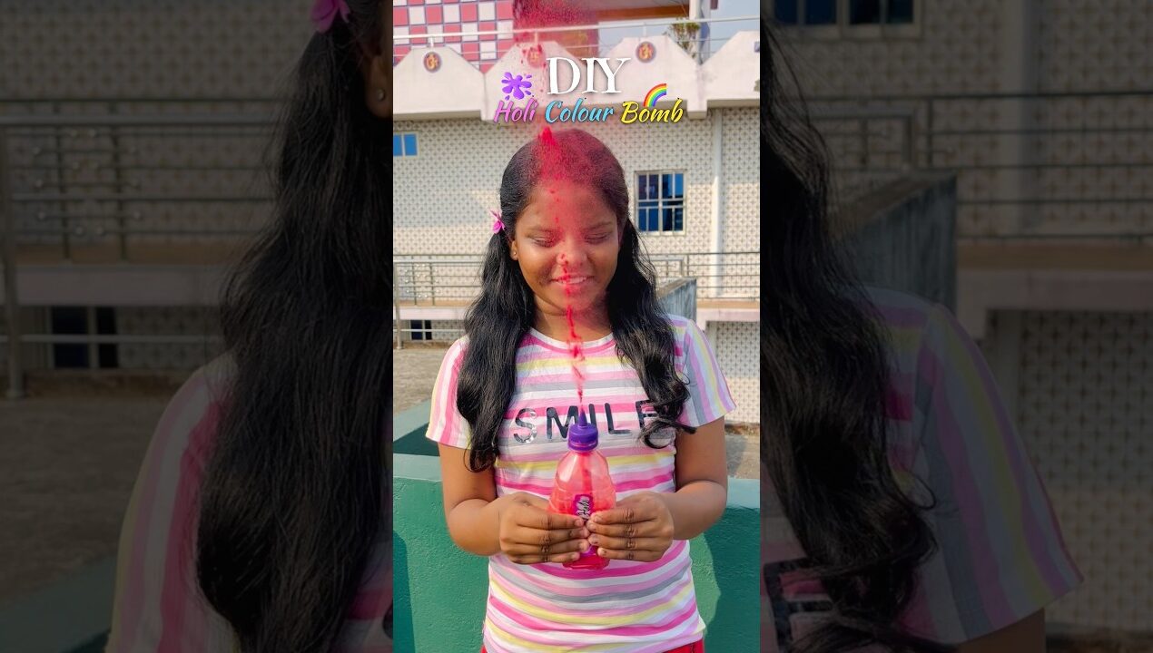 Holi 🫟 Craft Idea | Holi Ideas | DIY Pichkari 🫟 #holicraft #holi #holiprank #happyholi #diy #shorts