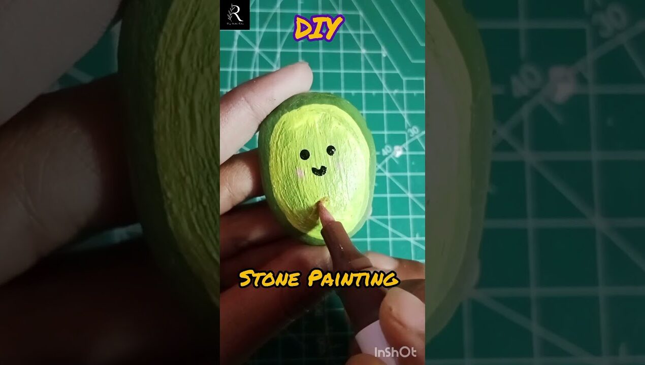 Stone Painting Ideas | #diy #diyideas #craft #reels #trending #art #diywithritu #shorts #funny