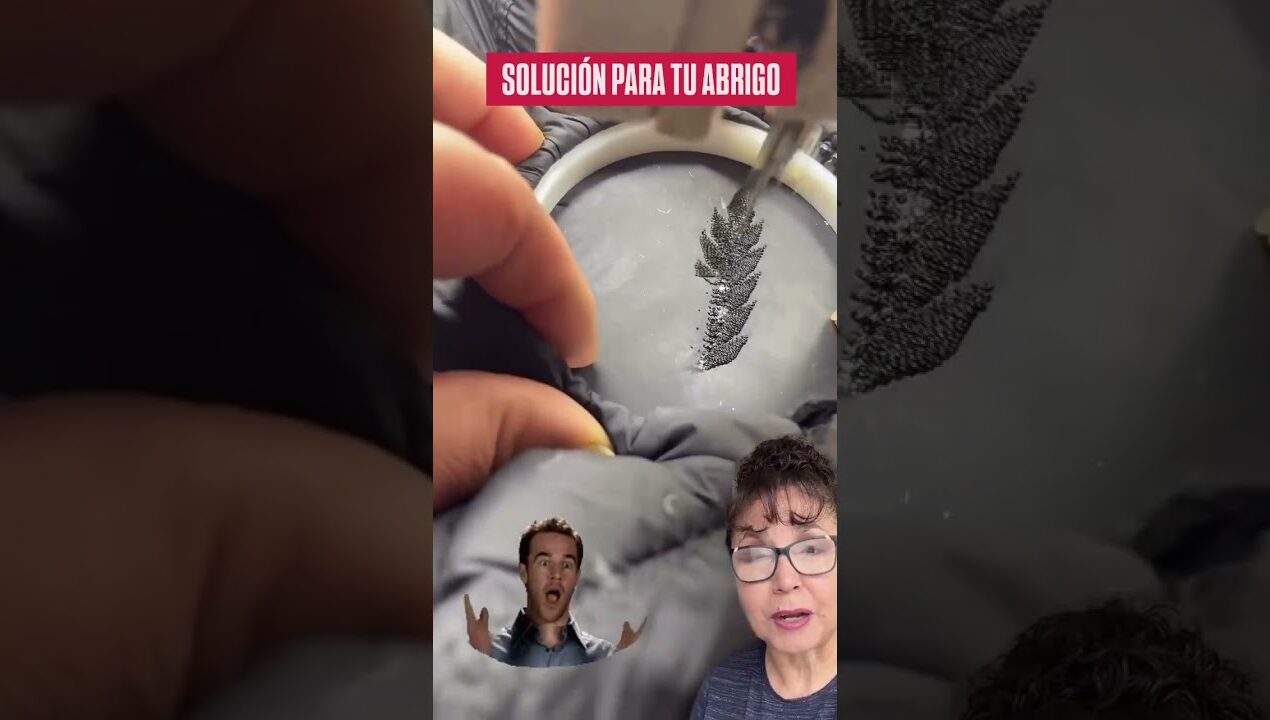 Solución para rasgaduras en tu abrigo 😱 #viral #diy #ideas #hack #tips
